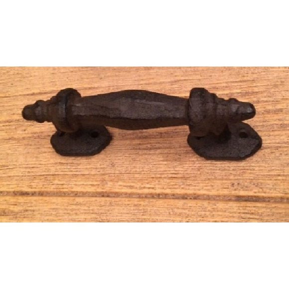 Large Cast Iron 5 3/4" Door Handle Pull 0009 - Picture 5 of 12
